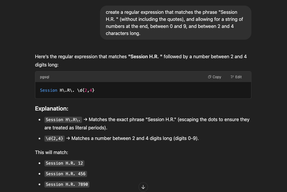 chatgpt regex